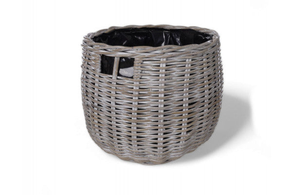 Produktbillede af Fletkurv Kubu Naturrattan Ø42 cm på tilbud i høj kvalitet