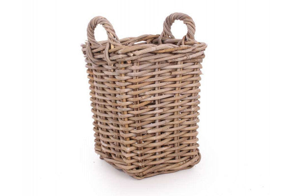 Produktbillede af Fletkurv Naturrattan 28x28 cm på tilbud i høj kvalitet
