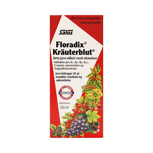 Produktbillede af Floradix Kräuterblut 250 ml. på tilbud