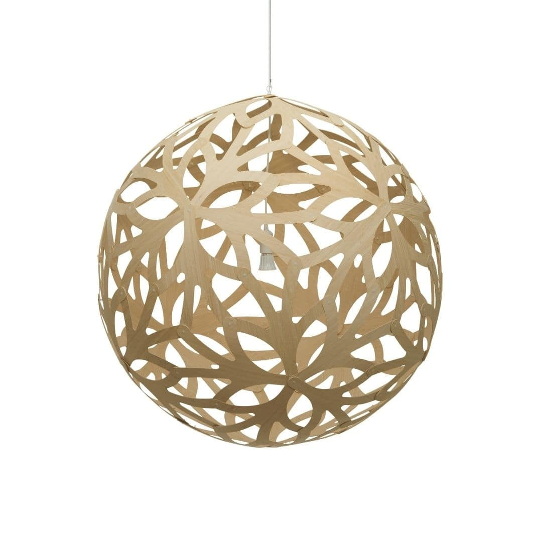 Produktbillede af Floral Ø120 Pendel Bamboo David Trubridge i premium kvalitet