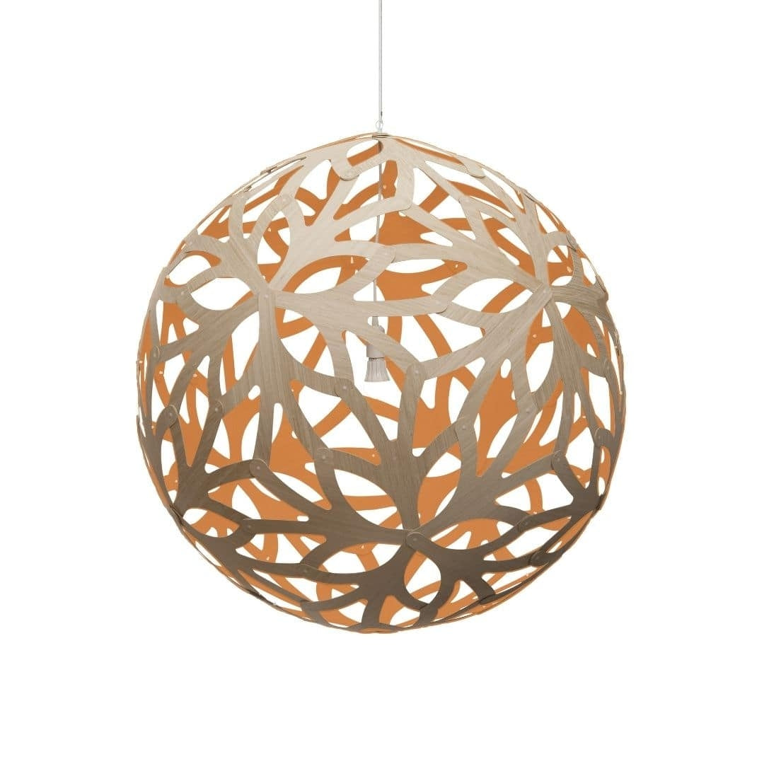 Produktbillede af Floral Ø120 Pendel Bamboo / Orange David Trubridge i premium kvalitet