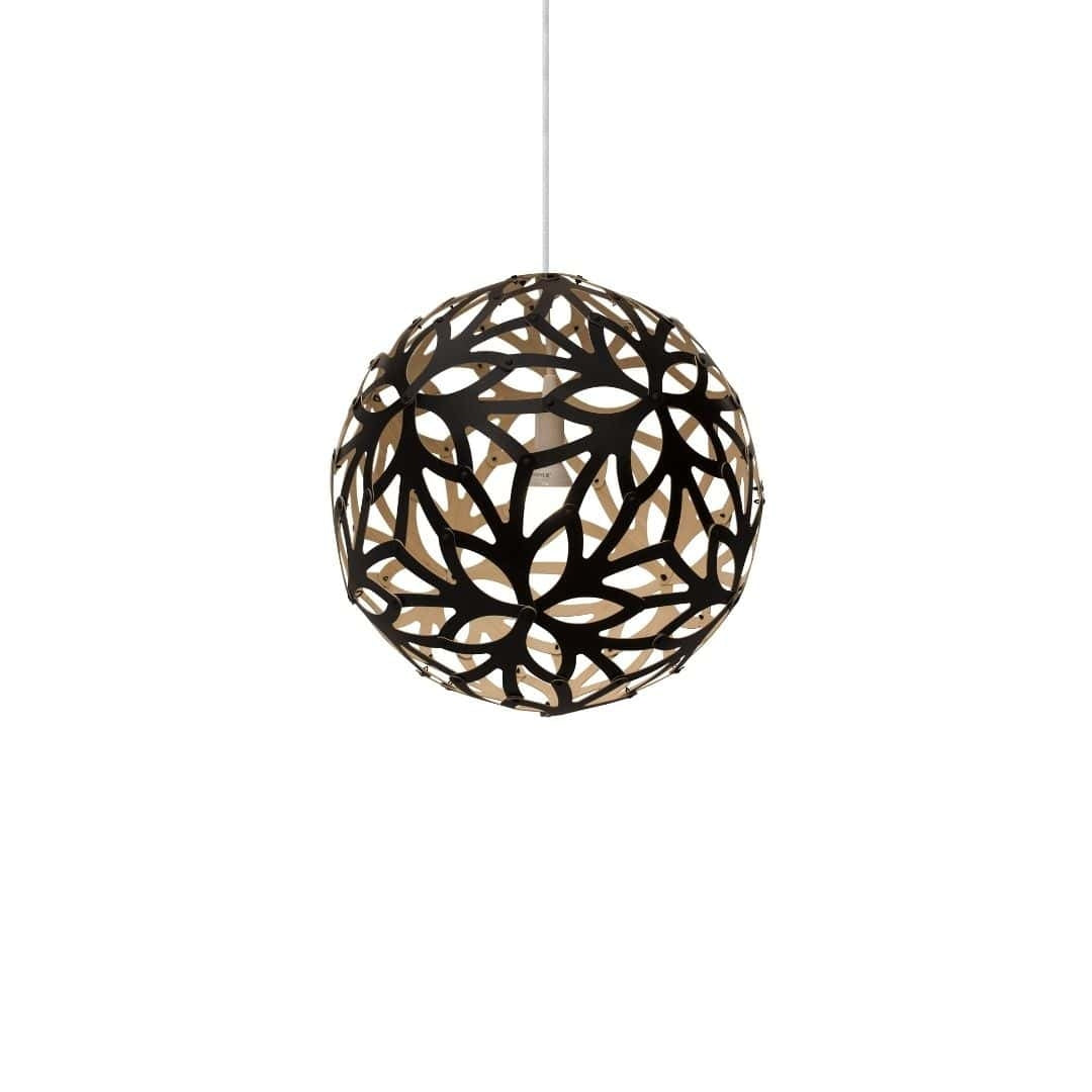 Produktbillede af Floral Ø40 Pendel Sort / Bamboo David Trubridge i premium kvalitet