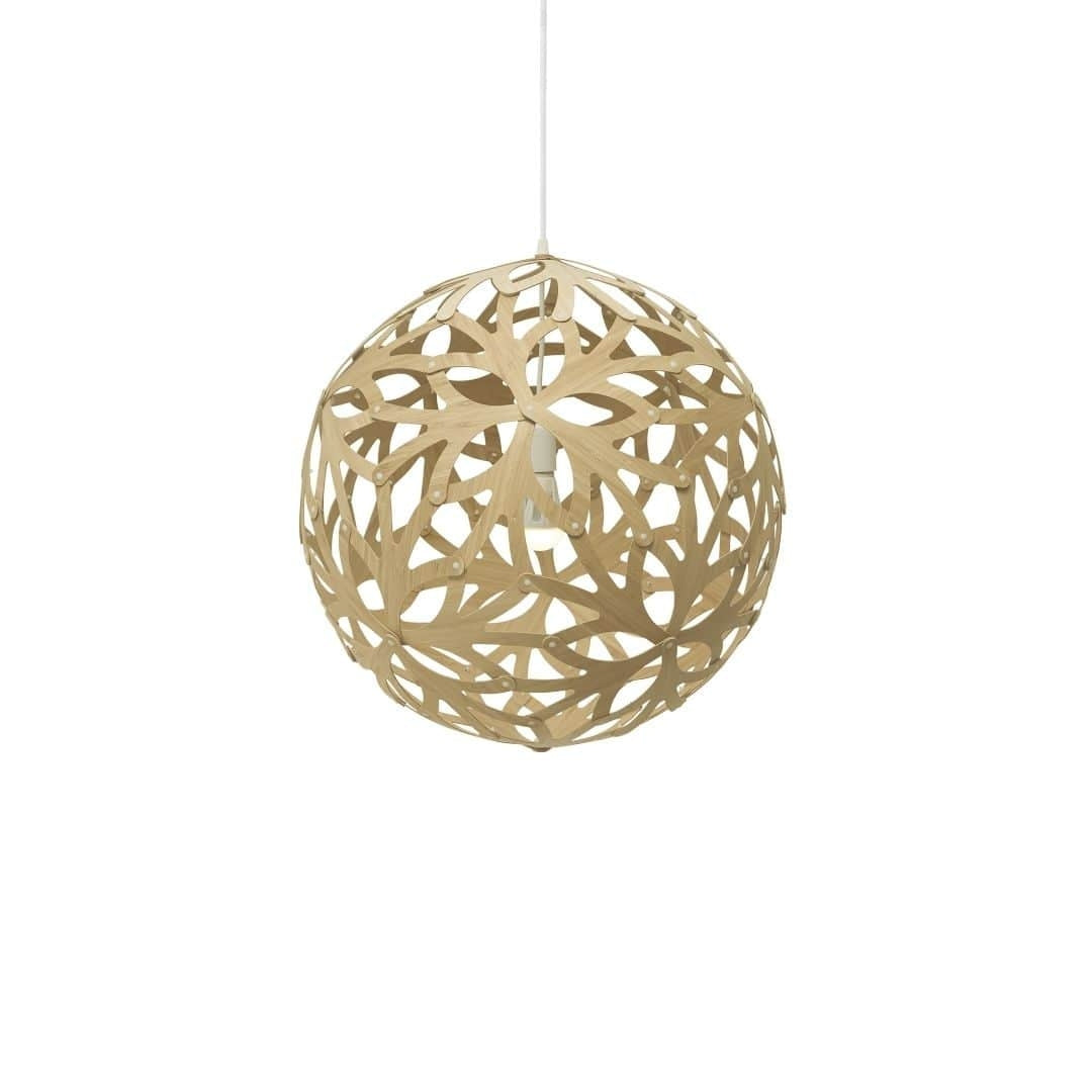 Produktbillede af Floral Ø60 Pendel Bamboo David Trubridge i premium kvalitet