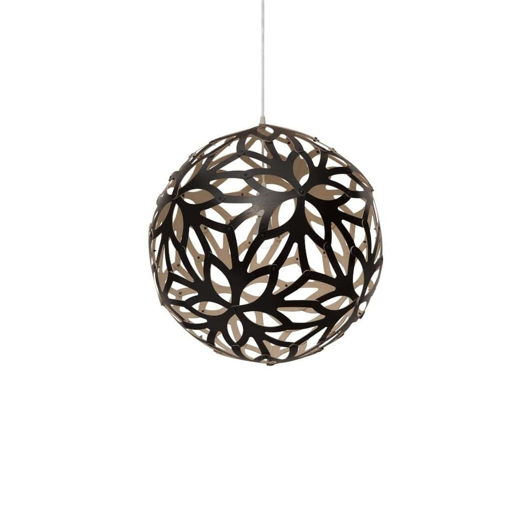 Produktbillede af Floral Ø60 Pendel Sort / Bamboo David Trubridge i premium kvalitet