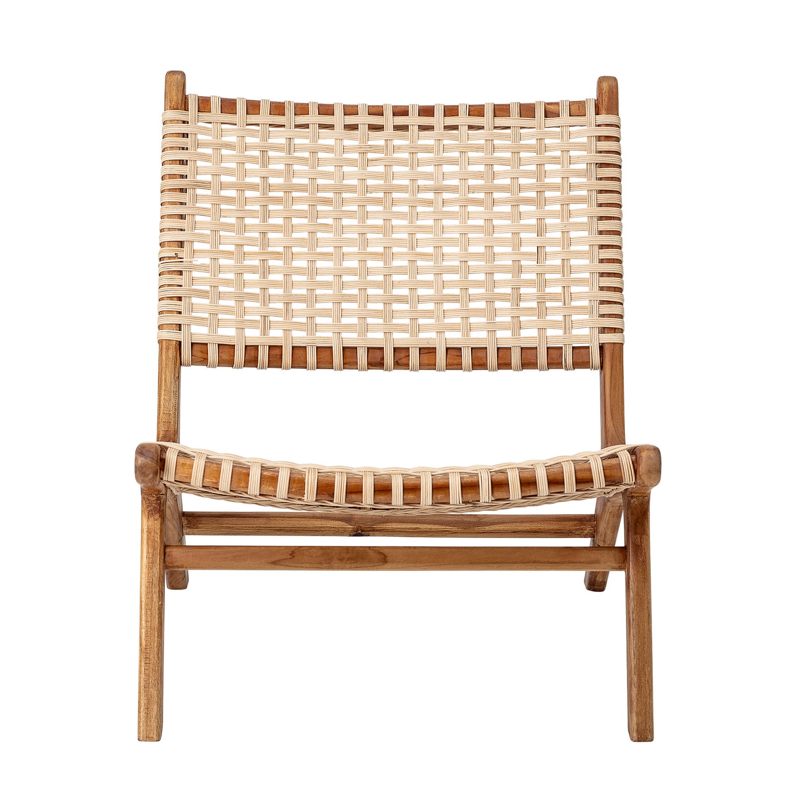 Produktbillede af BLOOMINGVILLE KEILA LOUNGESTOL NATUR 78 i premium kvalitet