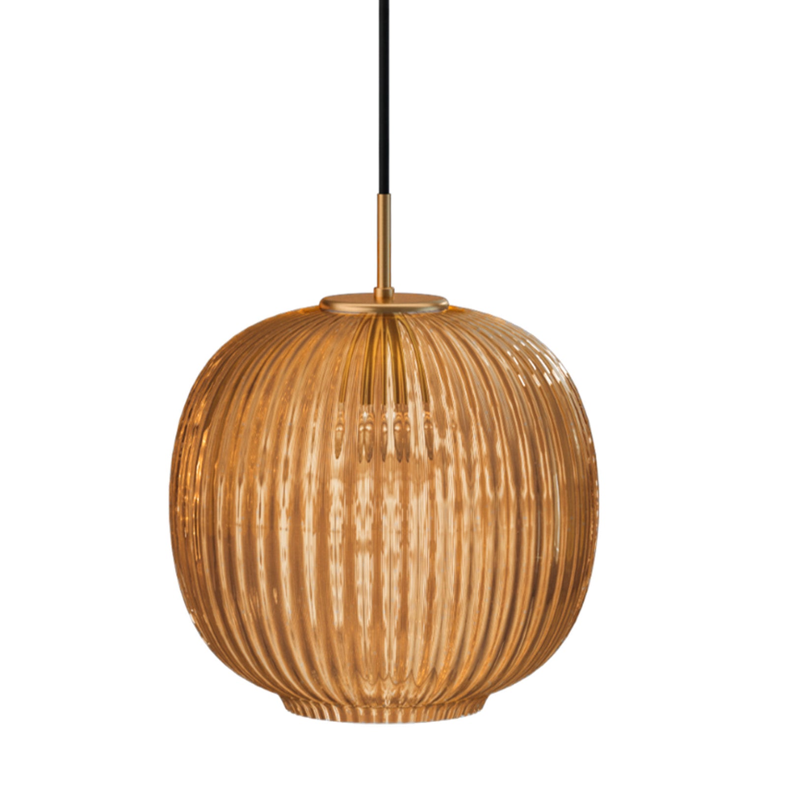 Edgeform Edgeform Vibra loftlampe 26 cm, amber – billede i brug (Lampe)