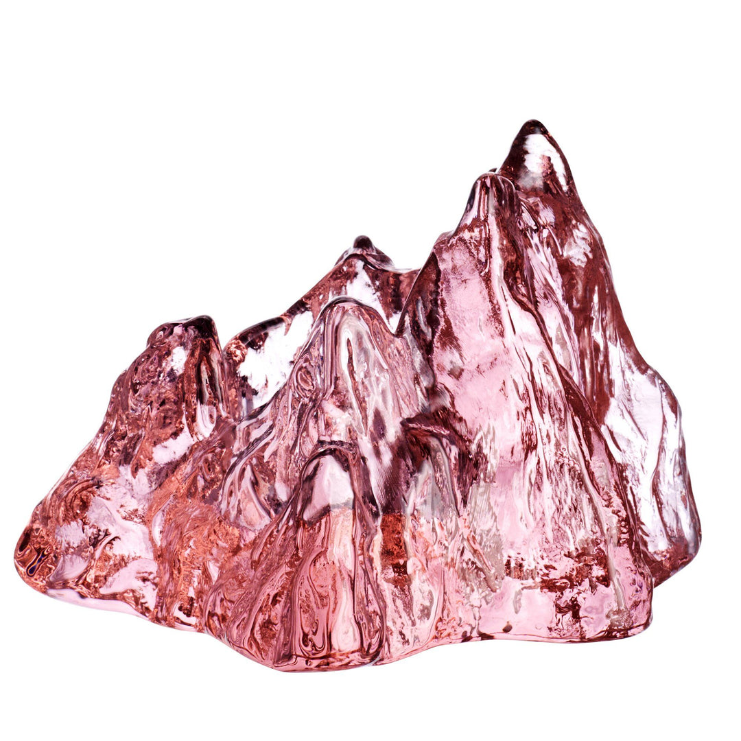 Kosta boda Kosta boda The Rock lanterne 9 cm, rosa ❤ vinkelbillede (Lanterne)