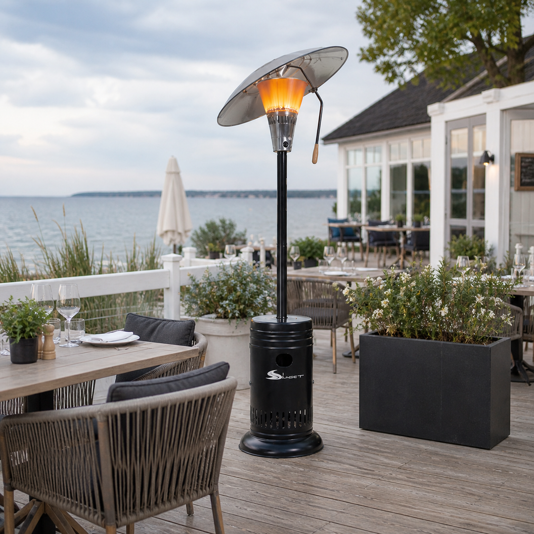Focus Terrassevarmer 13kW Sort