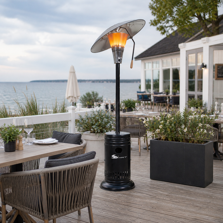 Focus Terrassevarmer 13kW Sort