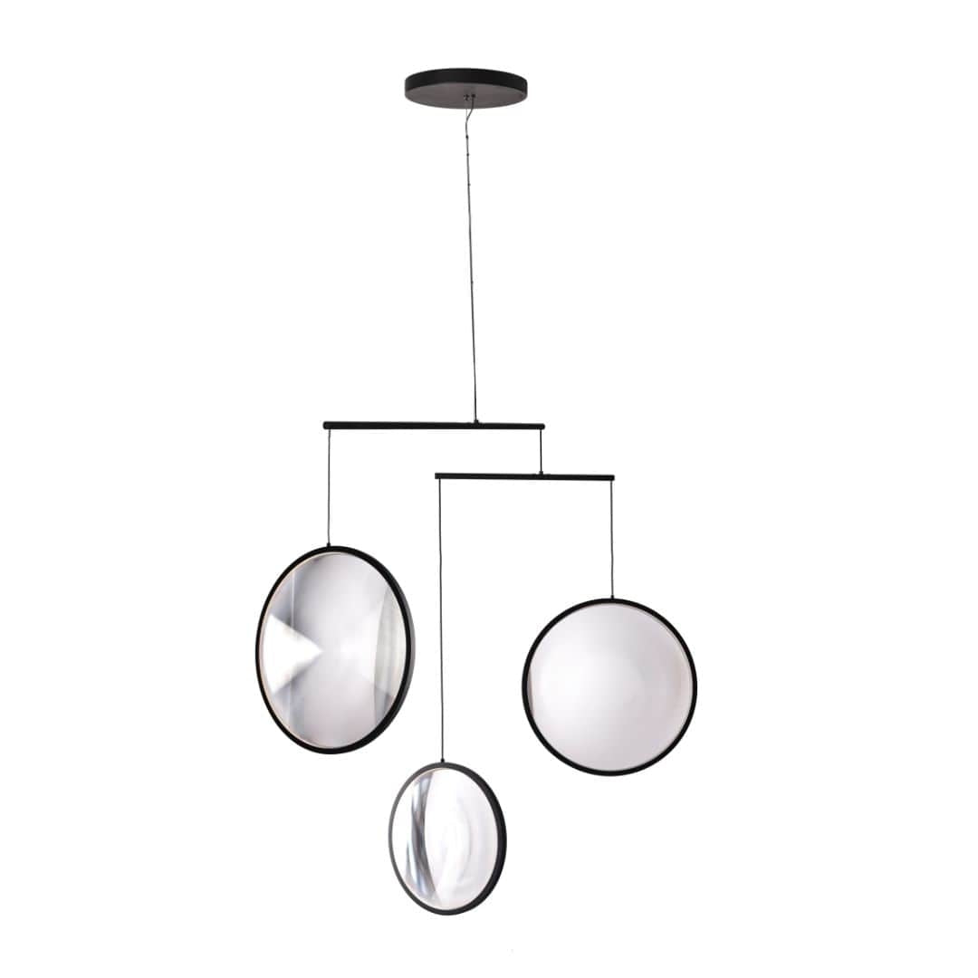 Produktbillede af Focus x3 Lysekrone Sort DCW Editions i premium kvalitet