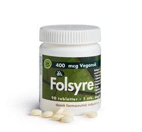 Se DFI Folsyre 400 mcg 90 tab. - DATOVARE 03/2024 ❤ Stort online udvalg i KopK ❤ Hurtig levering: 1 - 2 Hverdage samt billig fragt - Varenummer: HG-3945-1 og barcode / Ean: '5701629012133 på lager - Udsalg på Sundhed Spar op til 53% - Over 312 kendte brands på udsalg