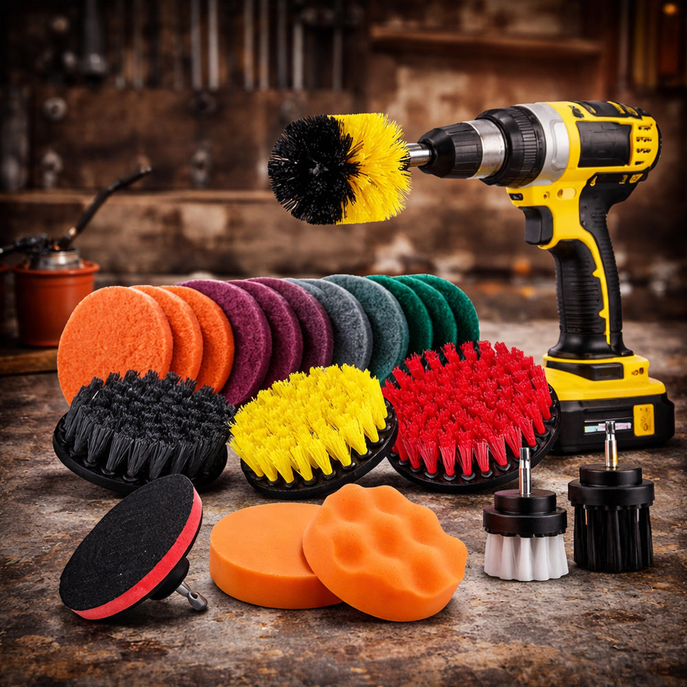 Produktbillede af Køb 22-i-1 børstesæt til effektiv rengøring og let slibning på tilbud