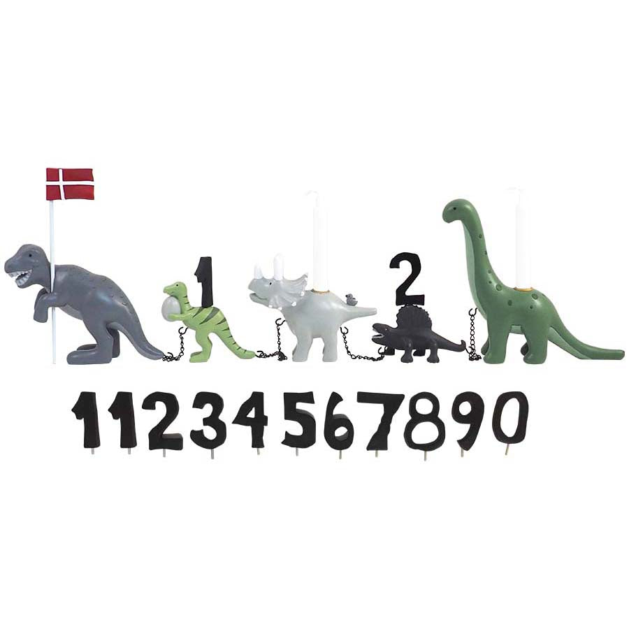Produktbillede af Kids by Friis Fødselsdagstog Dinosaurus 11 tal i premium kvalitet