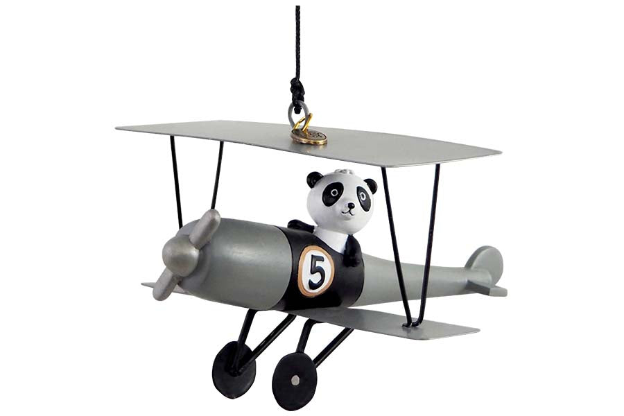 Produktbillede af Kids by Friis Flyvemaskine m. panda i premium kvalitet