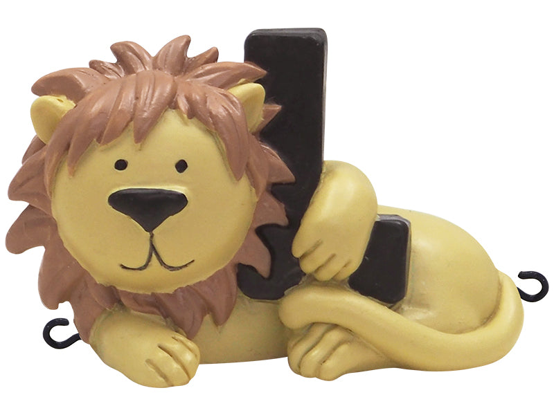 Produktbillede af Kids by Friis L bogstav med løve til navnetog i premium kvalitet