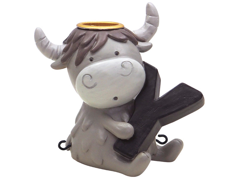 Produktbillede af Kids by Friis Y bogstav med yak til navnetog i premium kvalitet