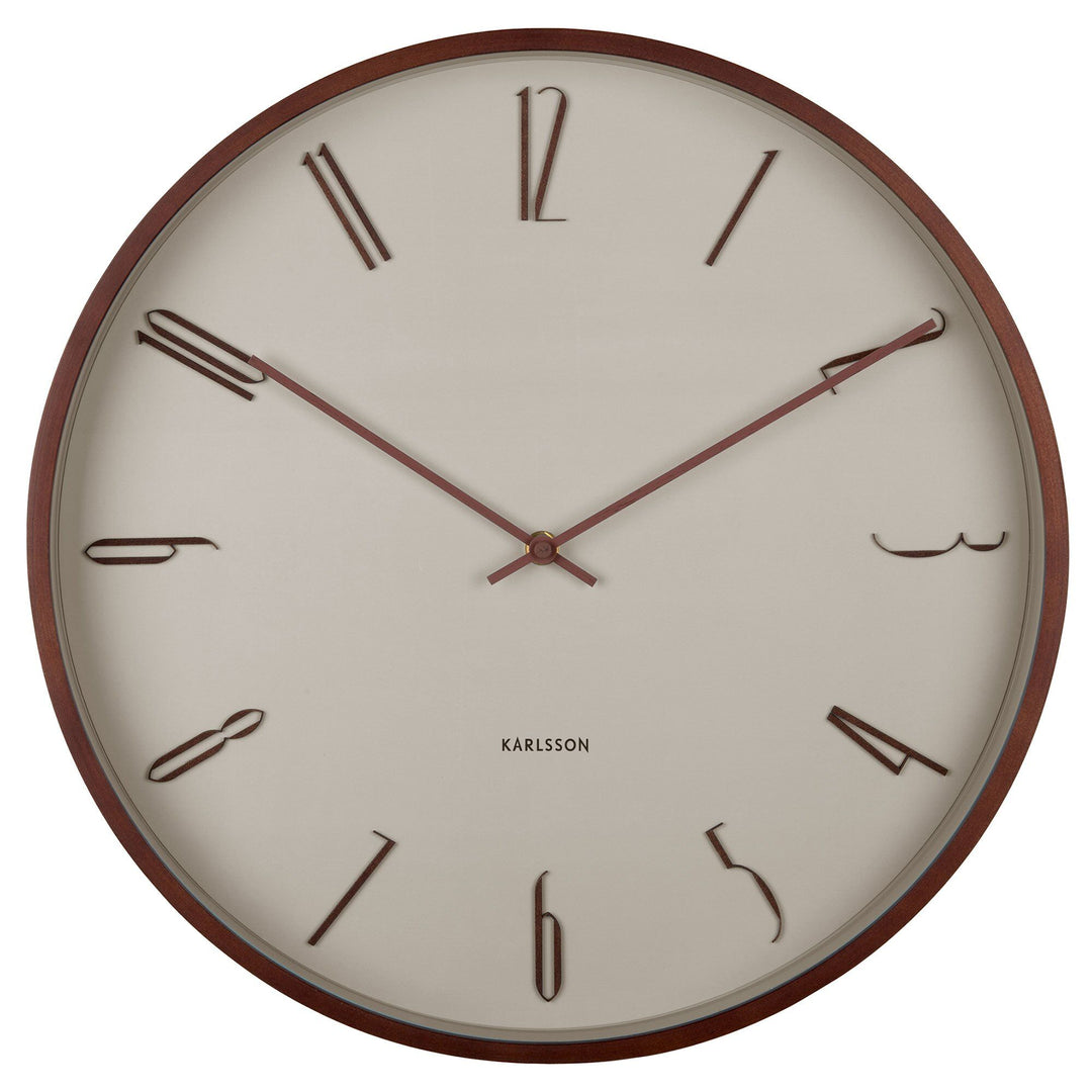 Karlsson Karlsson Scandia vægur 40 cm, warm grey – produktfoto (Vægur)