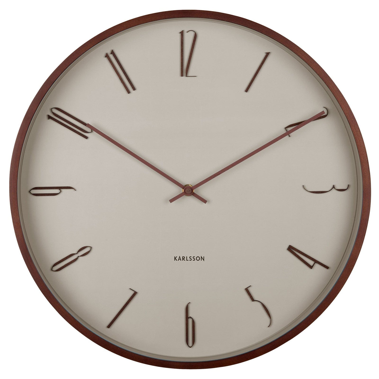 Karlsson Karlsson Scandia vægur 40 cm, warm grey – produktfoto (Vægur)