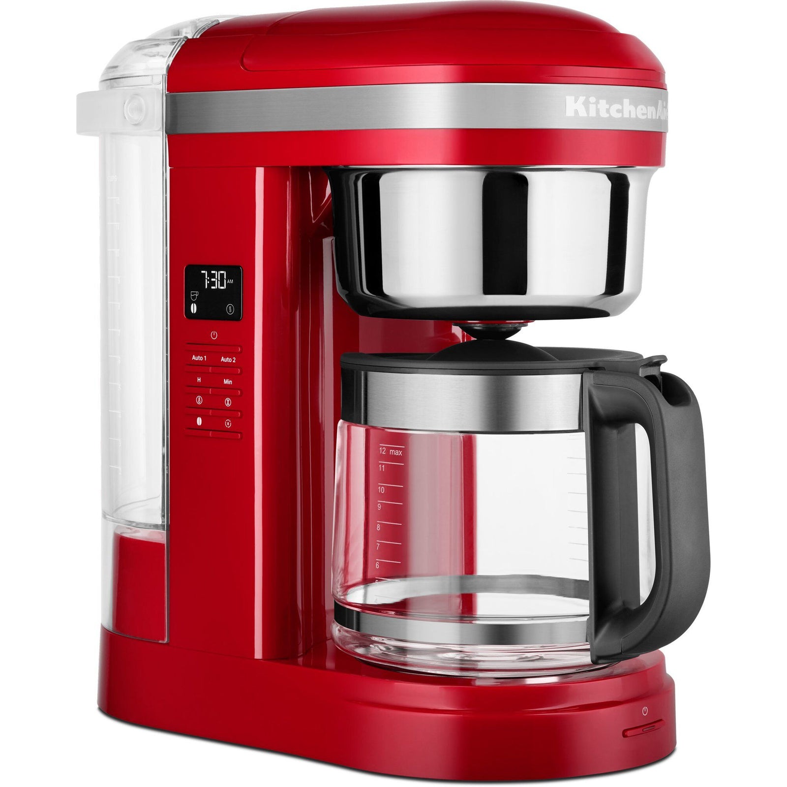 Kitchenaid Kitchenaid 5KCM1209EER kaffemaskine, Empire Red – produktfoto (Kaffemaskiner)