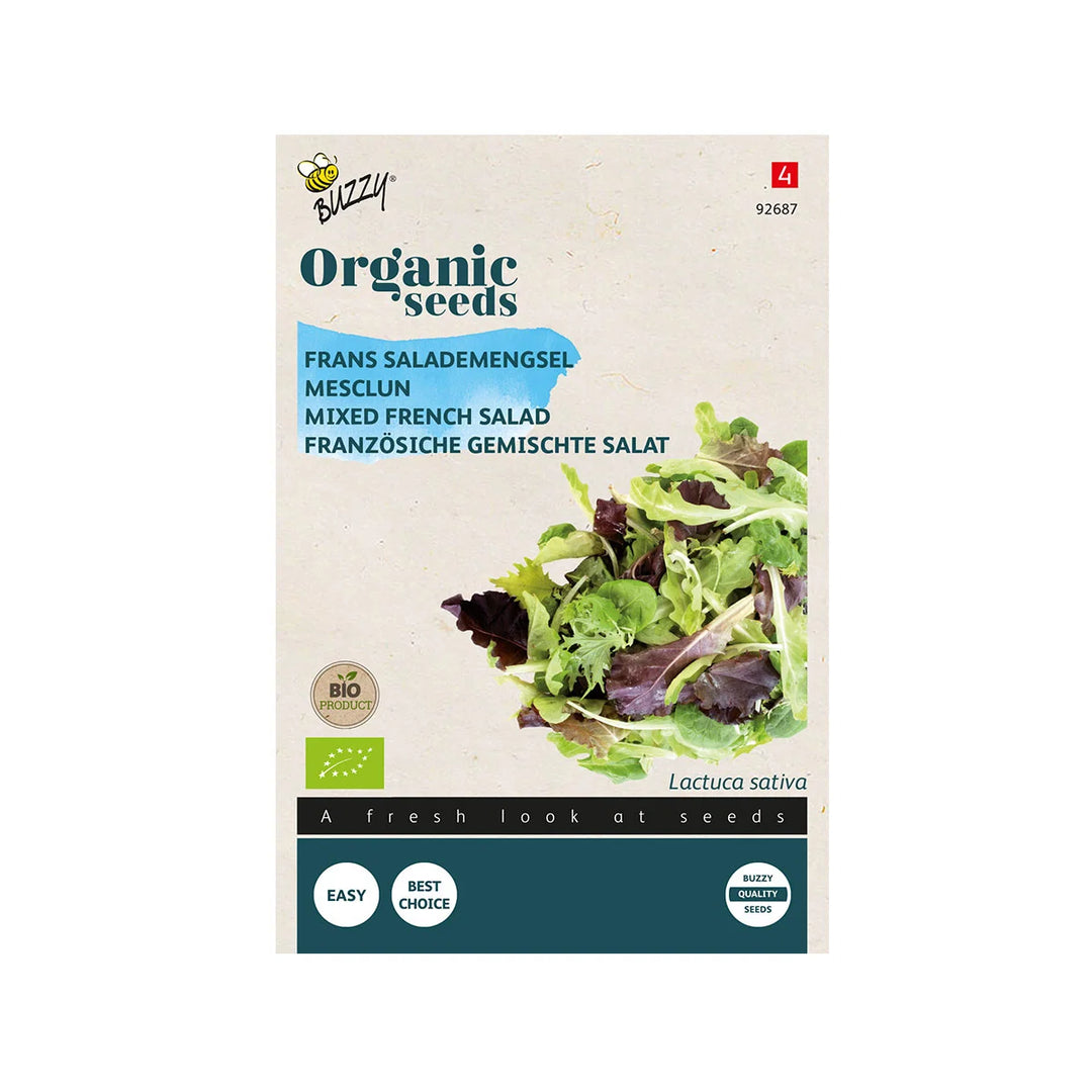 Økologisk frø fransk salat blanding