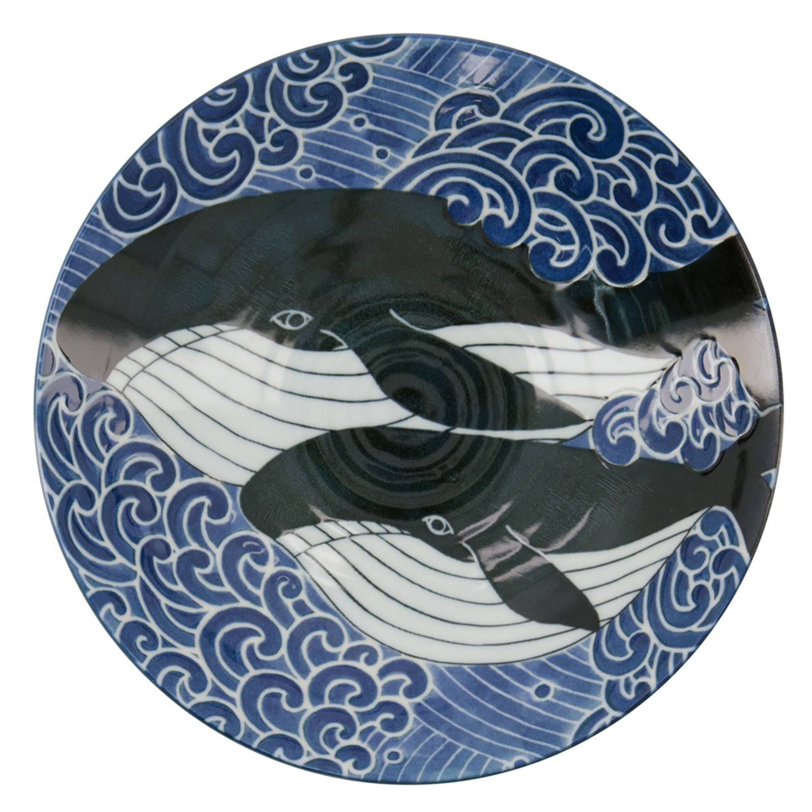Tokyo design studio Tokyo design studio Ohira Whale Mori tallerken 22 cm – detaljebillede (Tallerkener)