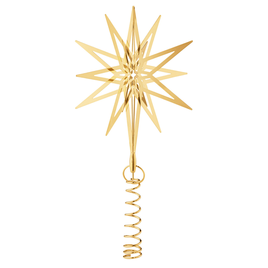 Georg jensen Georg Jensen 2025 juletræsstjerne small, 18kt guld ❤ billede i brug (Juletræsstjerne)