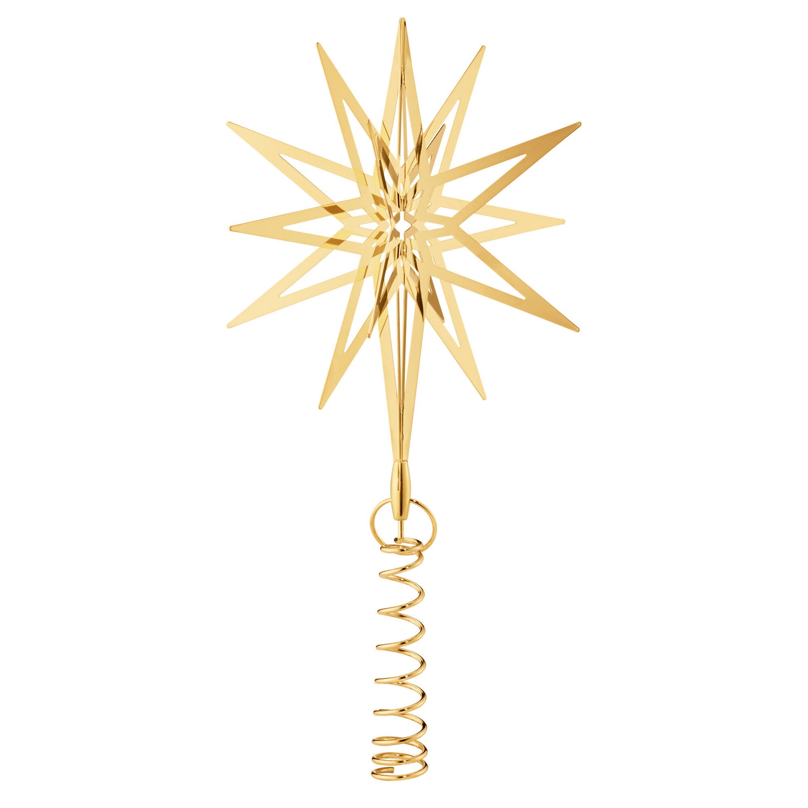 Georg jensen Georg Jensen 2025 juletræsstjerne small, 18kt guld ❤ billede i brug (Juletræsstjerne)