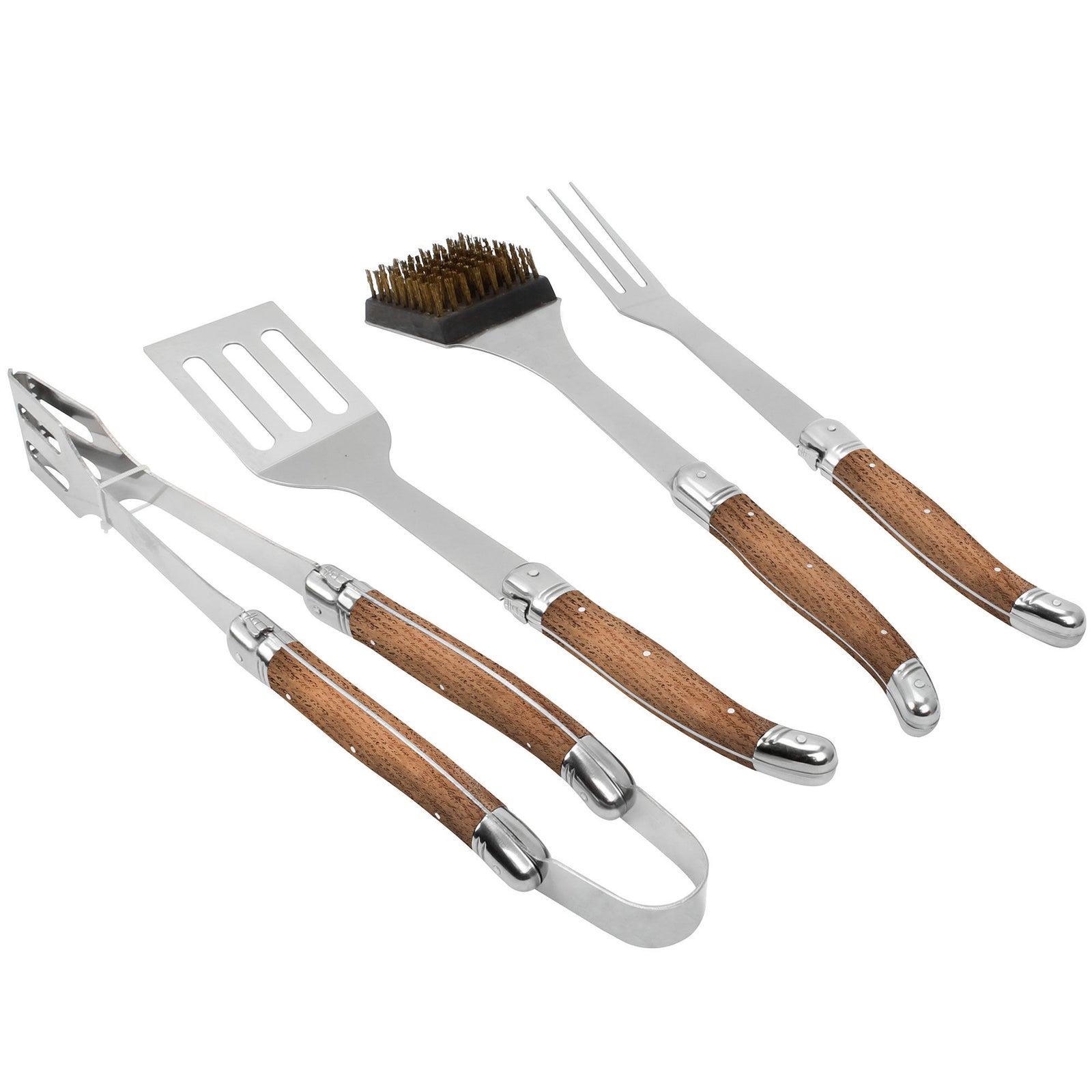 H ws H ws Grillsæt i aluminiumskuffert 4 dele, ek – produktvisning (Grill sæt)