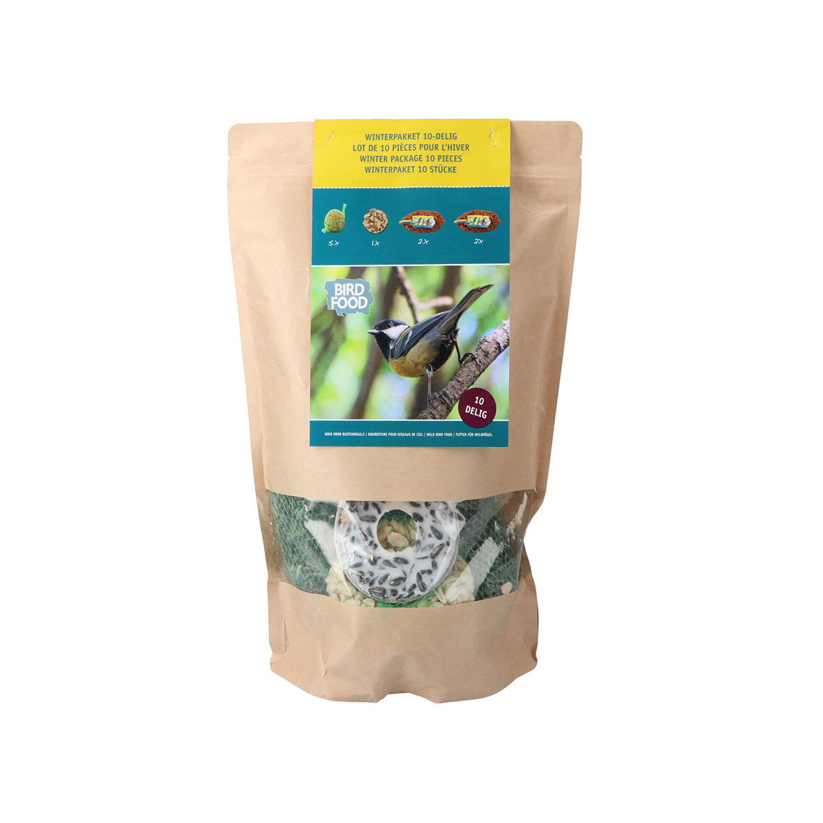 Produktbillede af Blandet fuglefoder pakke 10 stk på tilbud i høj kvalitet