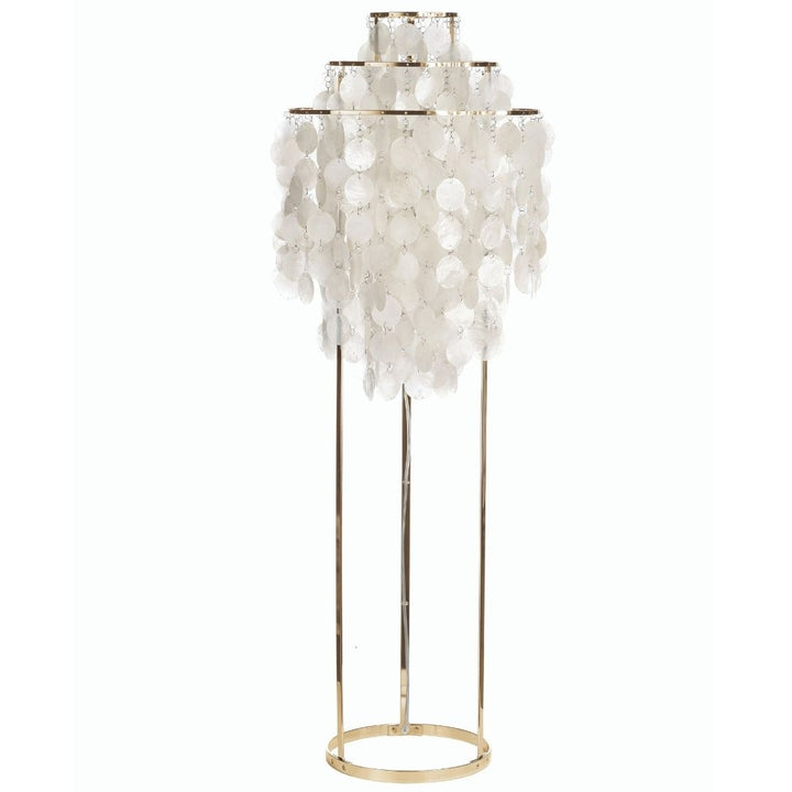 Fun Gulvlampe 1STM Perlemor / Messing Verpan
