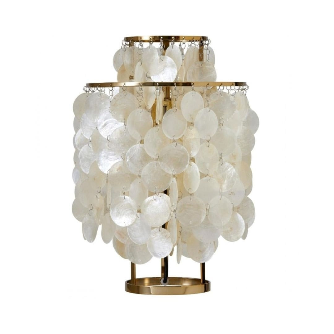 Produktbillede af Fun 2TM Bordlampe Perlemor / Messing Verpan i premium kvalitet