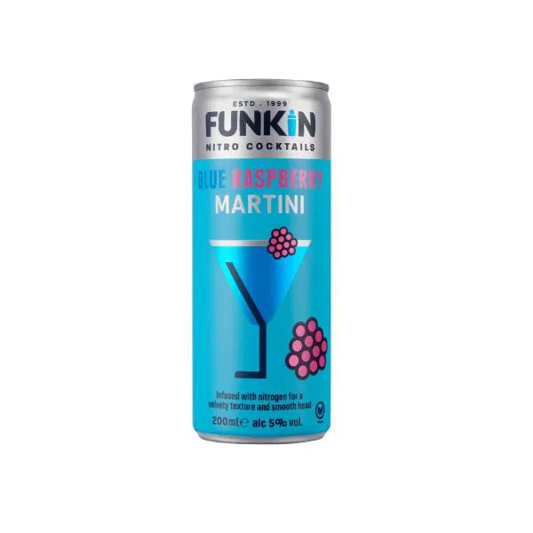 Funkin Blue Raspberry Martini Cocktail Rtd