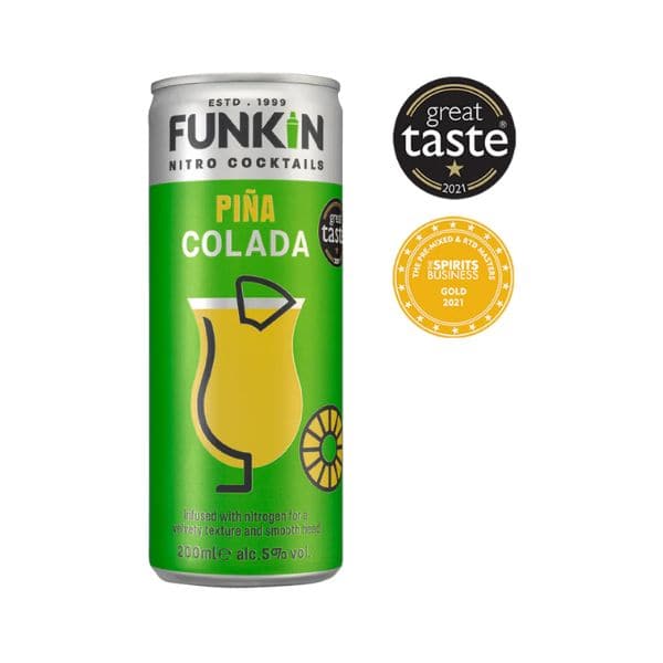 Funkin Pina Colada Cocktail Rtd ❤ Kæmpe udvalg i FUNKIN ❤ Billig fragt og hurtig levering 2 - 5 hverdage - Varenummer: BAR-850497 / Ean: '5060065302278 på lager - Udsalg på Drikkevarer | Vand, øl og mixere | RTD & Ready To Drink Spar op til 61% - Over 1124 kendte brands på udsalg