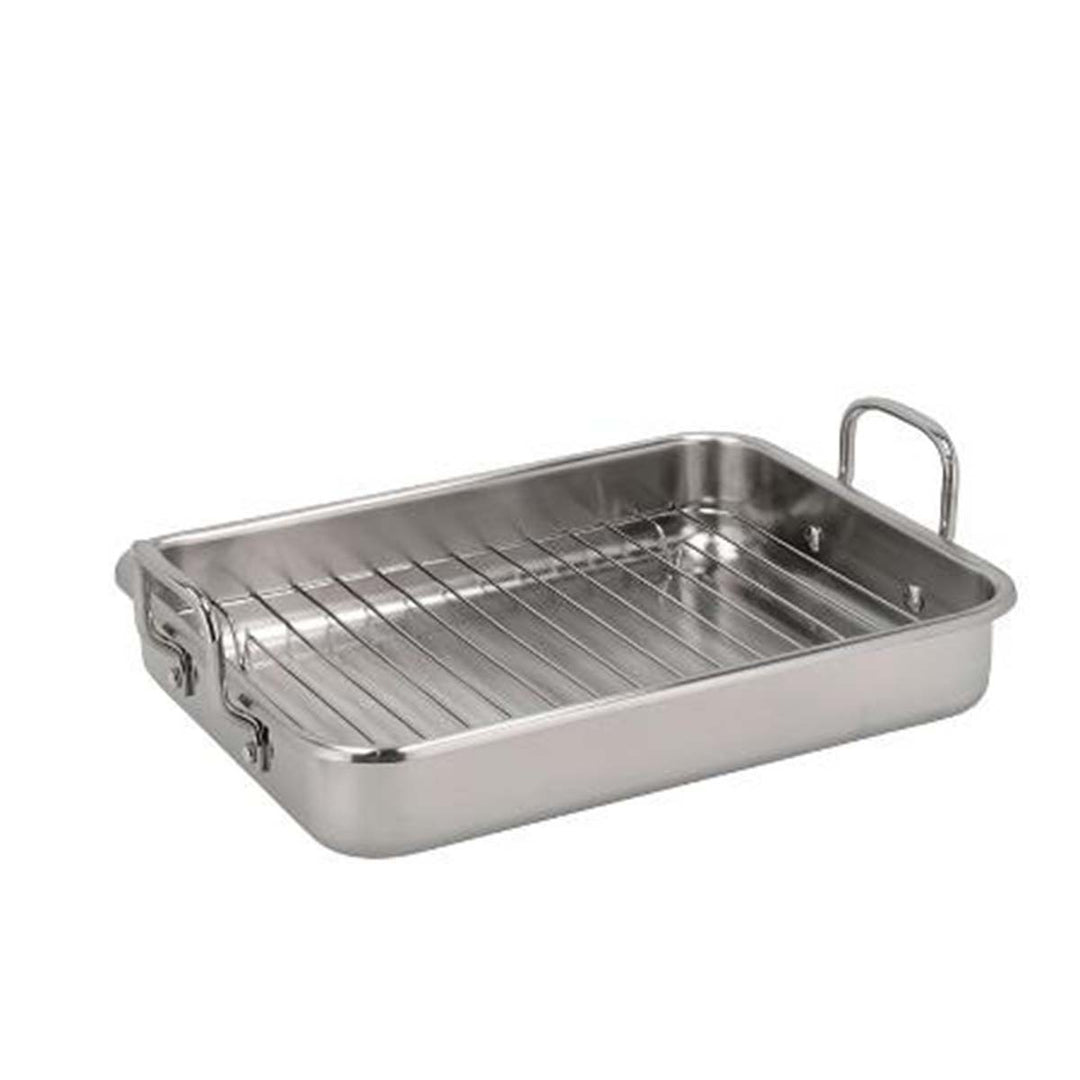 Produktbillede af Funktion Endurance Bradepande m/rist 35 x 26 x 6 cm Stål i premium kvalitet