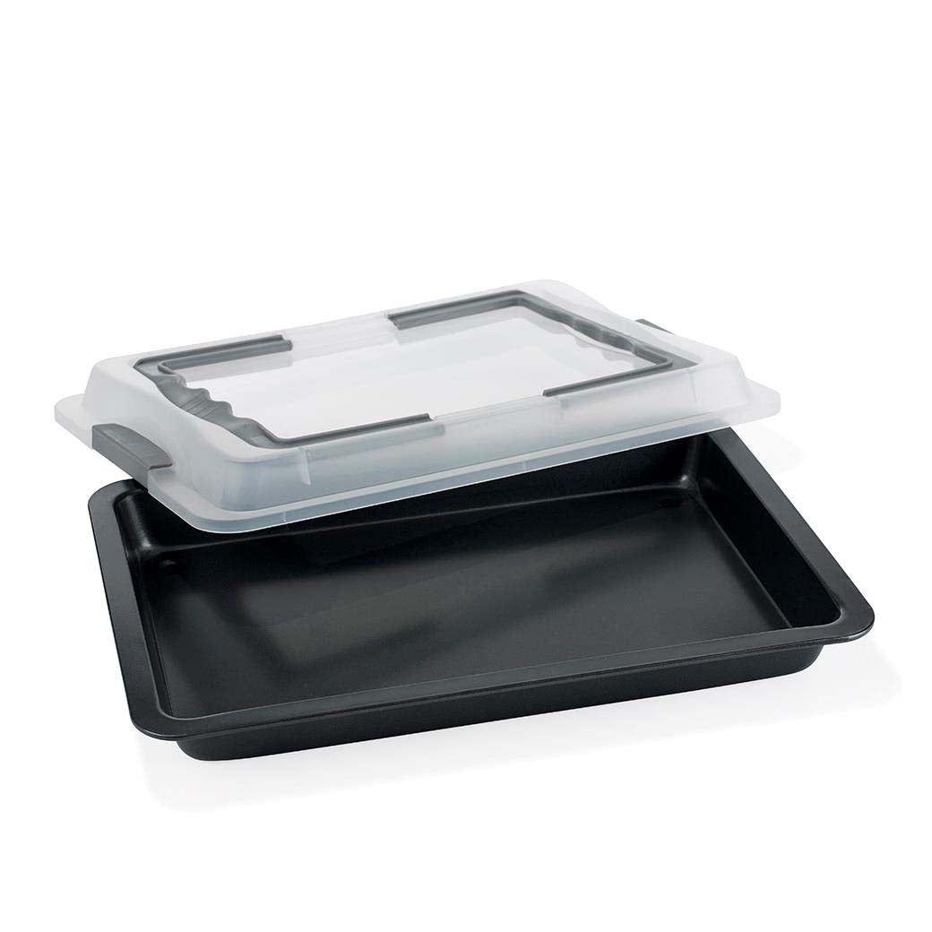 Produktbillede af Funktion Bradepande m/låg 42 x 29 cm Grå i premium kvalitet