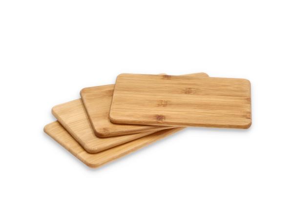 Produktbillede af Funktion Smørebræt 19 x 12 cm 4 stk. Bambus i premium kvalitet