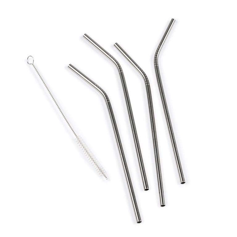 Produktbillede af Funktion Sugerør 21 cm Dia. 6 mm 4 stk. med renser. i premium kvalitet