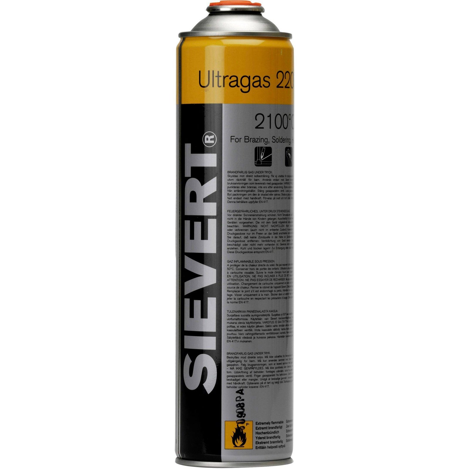 Sievert Sievert Cartridge Ultragas 210 g – detaljebillede (Gasflaske)