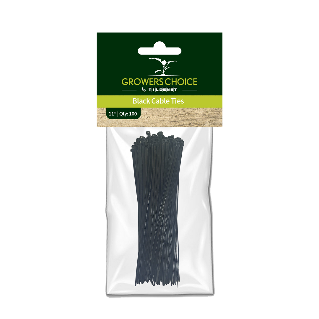 Produktbillede af Kabelstrips sorte 100 stk. 5 mm x 30 cm på tilbud i høj kvalitet