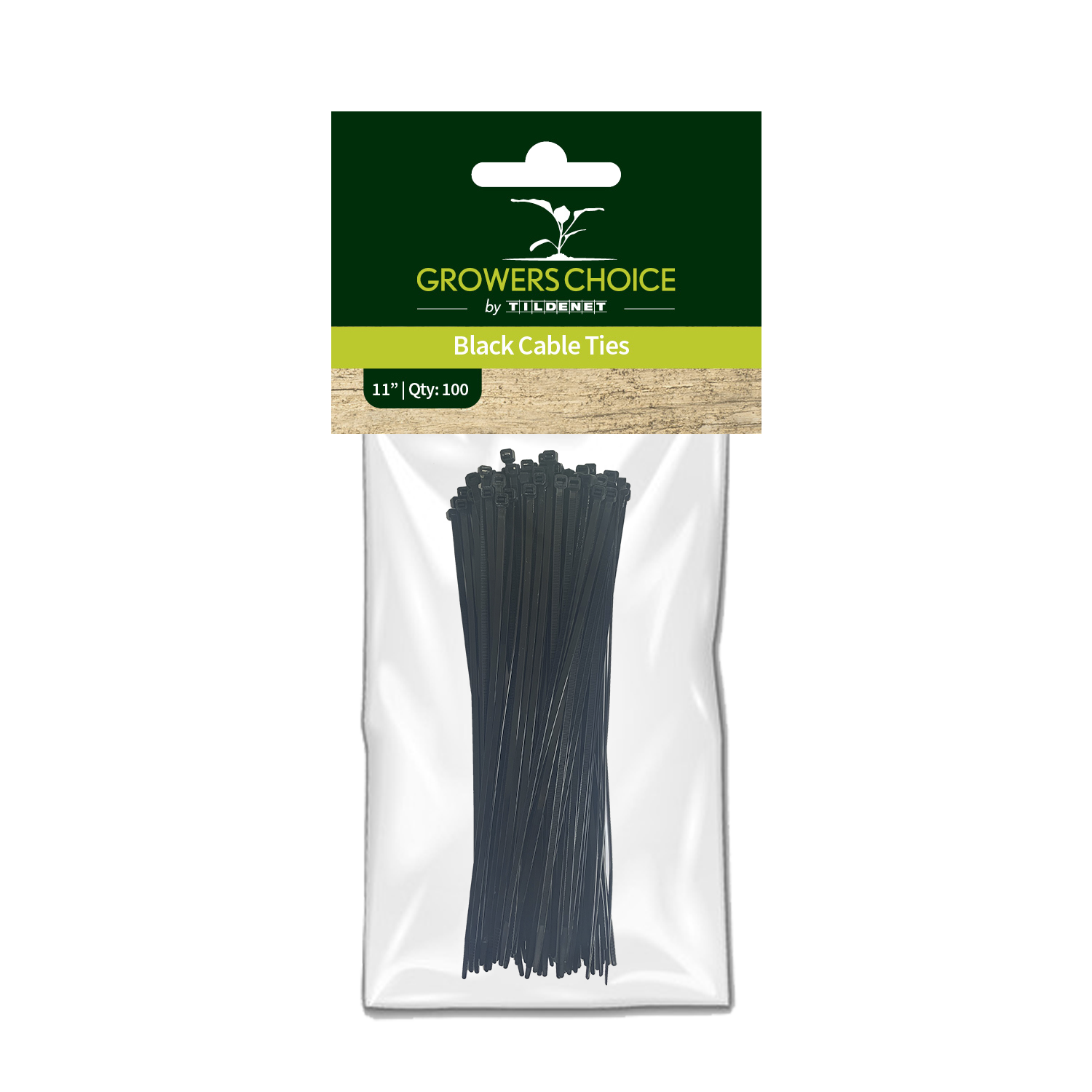 Produktbillede af Kabelstrips sorte 100 stk. 5 mm x 30 cm på tilbud i høj kvalitet