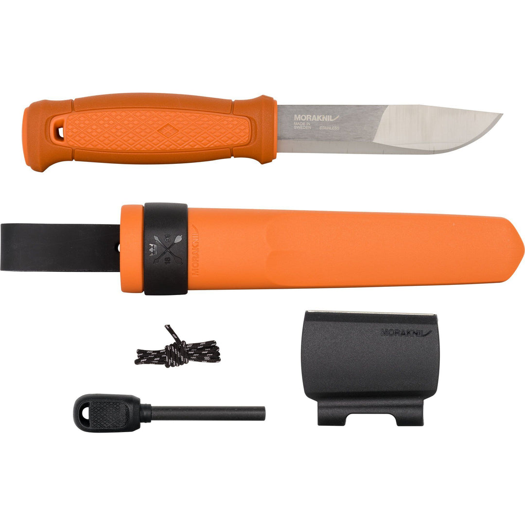 Morakniv Morakniv Kansbol med Survival Kit (S), burnt orange ❤ detaljebillede (Friluftskniv)