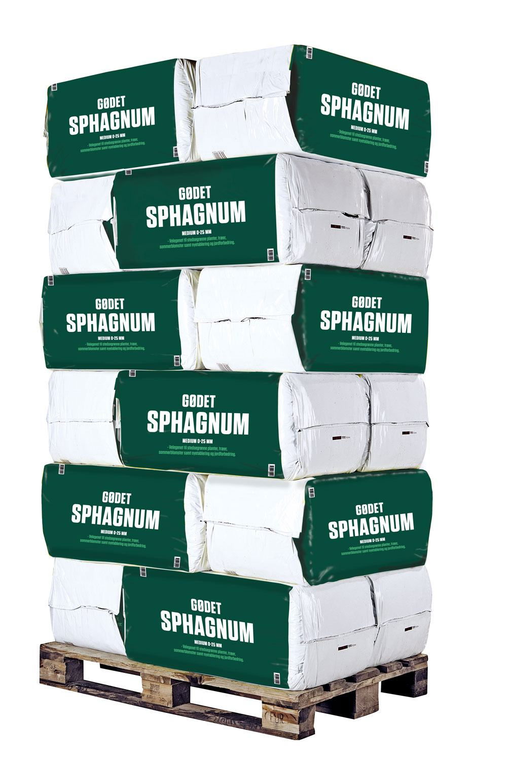 Produktbillede af Gødet Spagnum 18 poser á 300 liter på tilbud i høj kvalitet