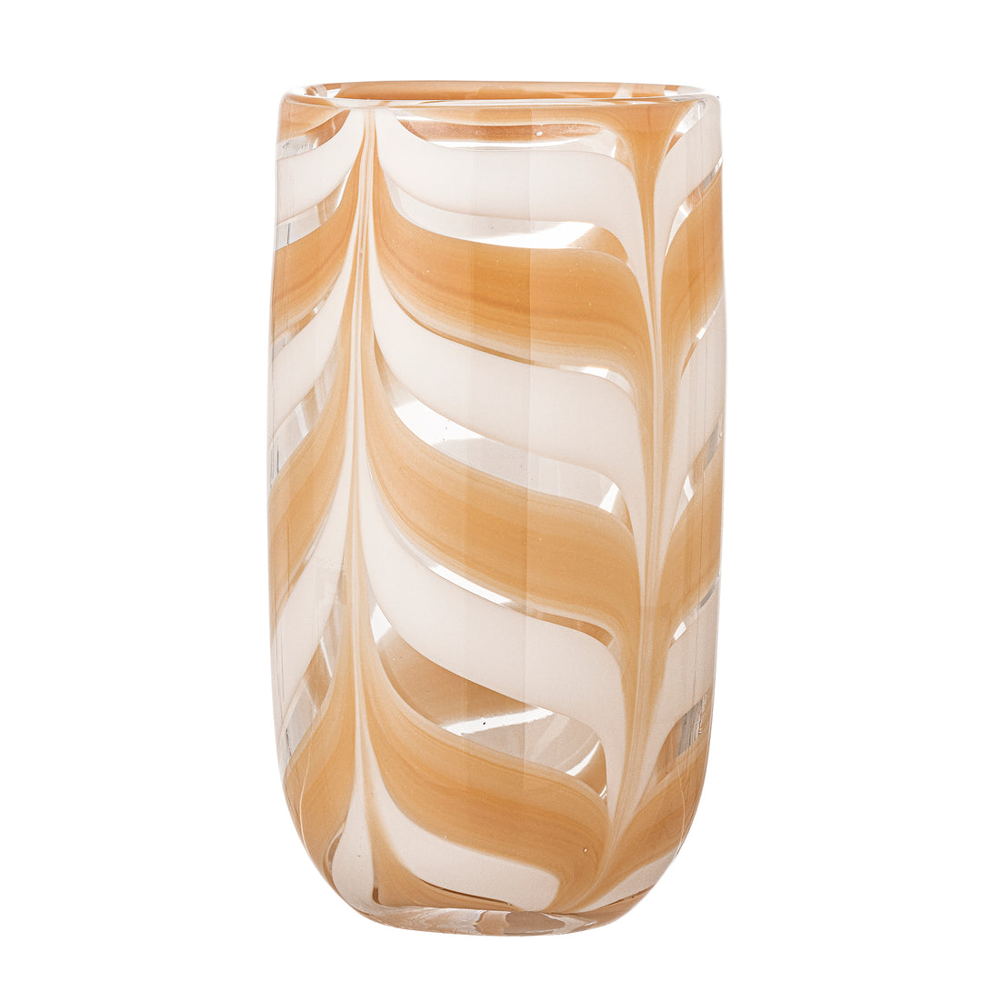 BLOOMINGVILLE Taven vase orange glas H:21,5