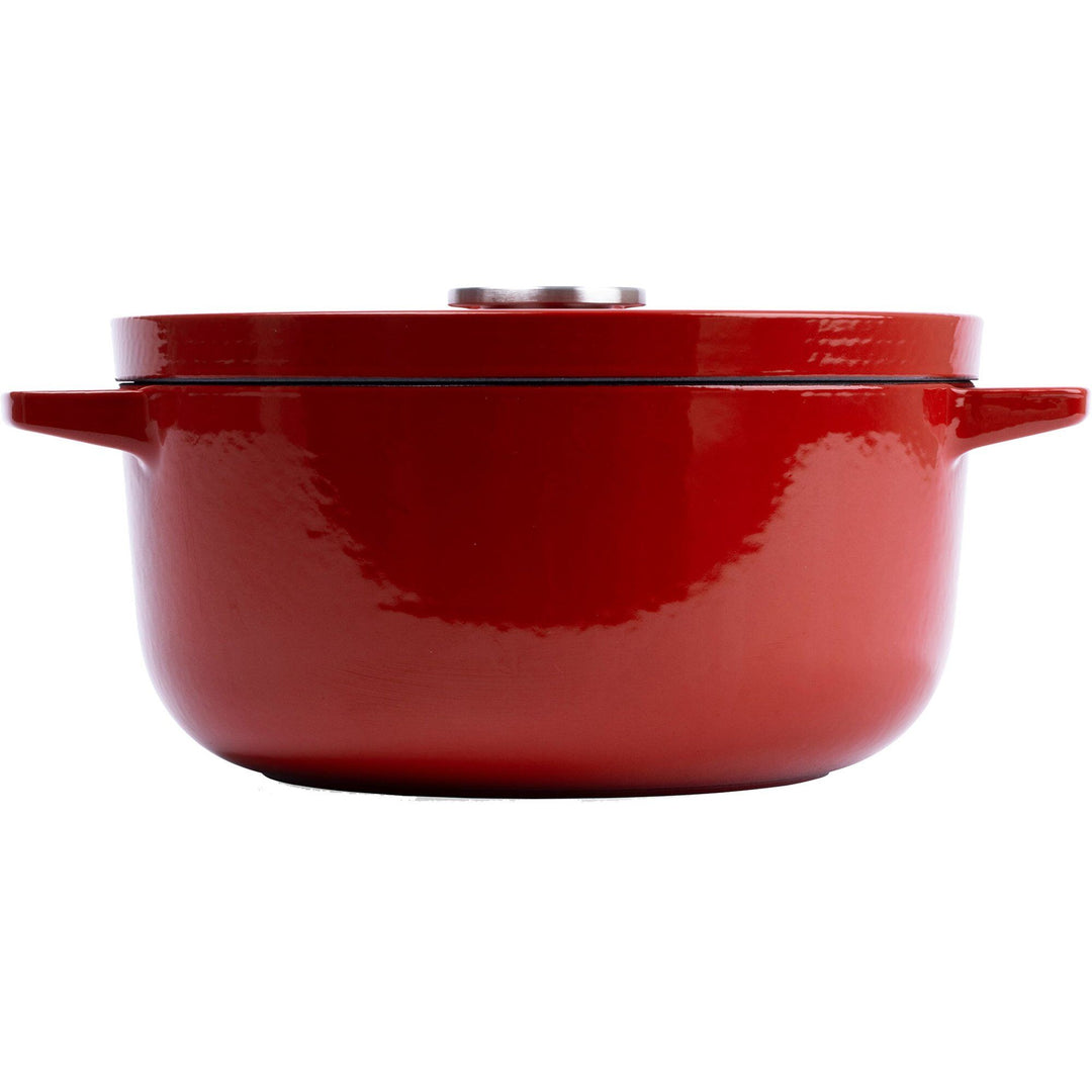 Kitchenaid Kitchenaid Støbejernsgryde 22 cm/3,3 liter, empire red ❤ vinkelbillede (Støbejernsgryde)