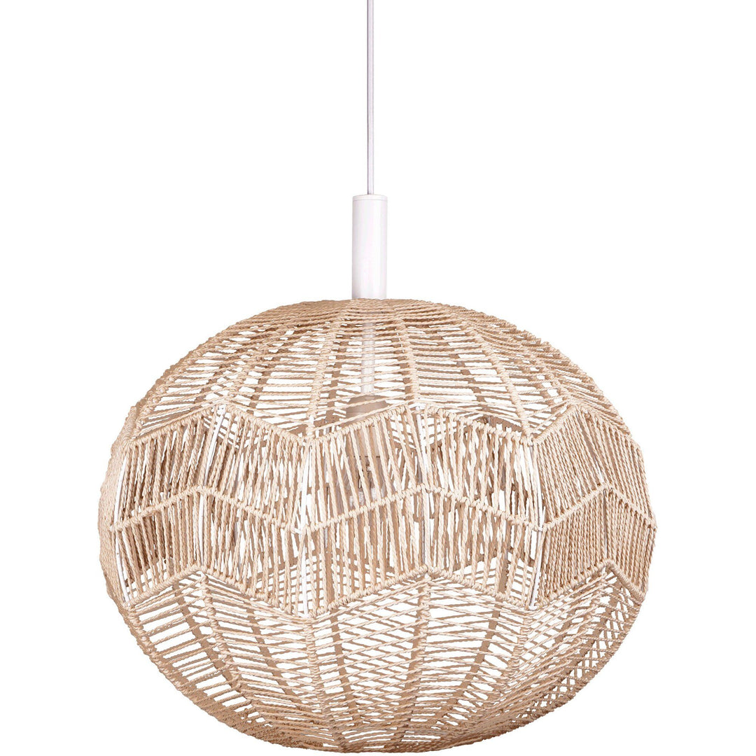 Globen lighting Globen lighting Missy Pendel, natur/hvid – detaljebillede (Lampe)