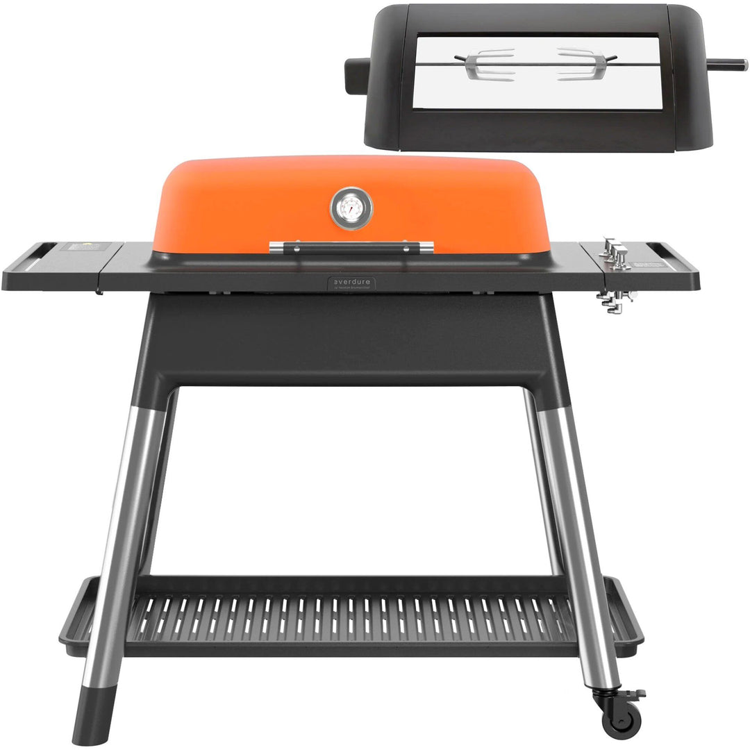 Everdure Everdure Furnace gasgrill + rottiseri, mat orange ❤ produktbillede i kategorien Gasgrill