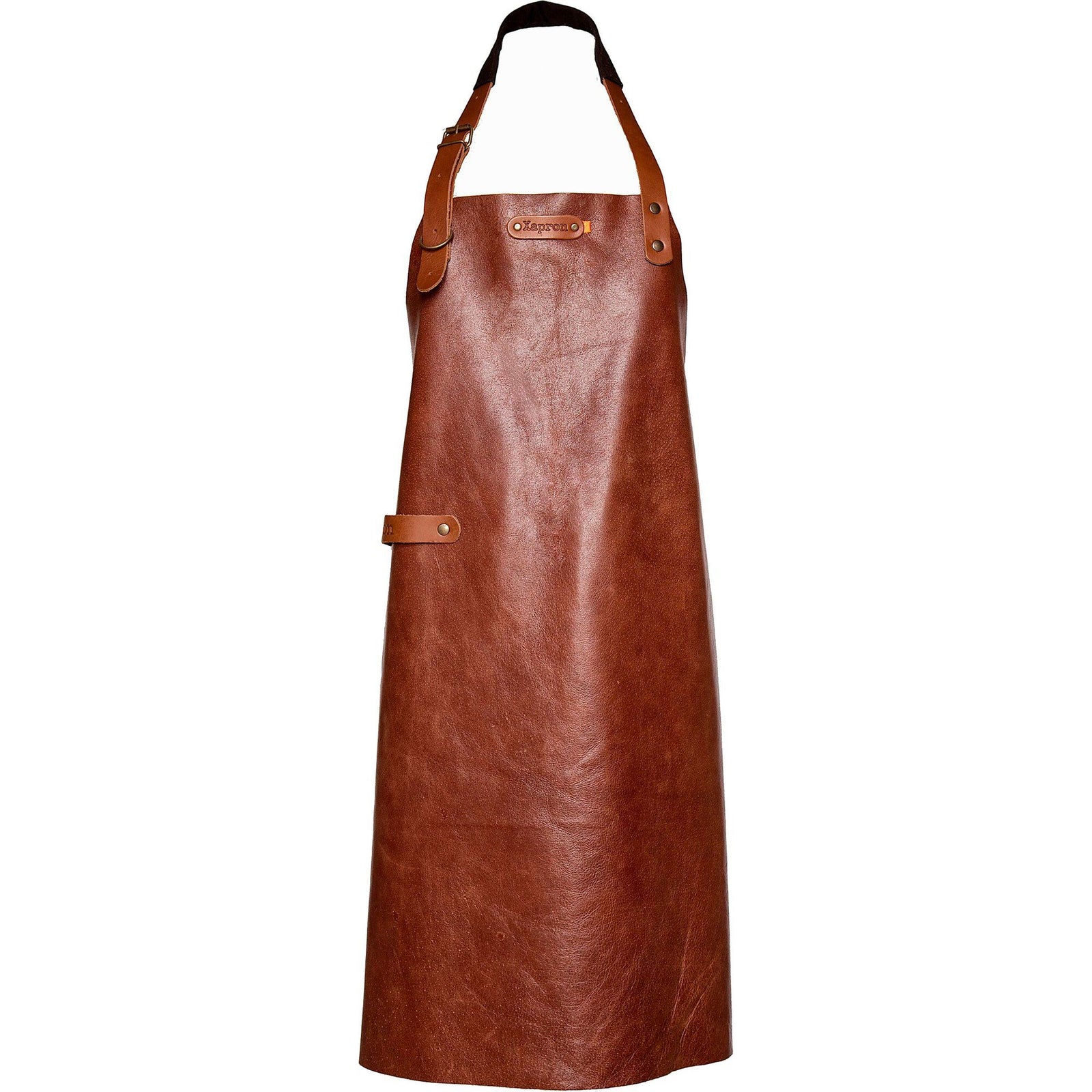Xapron Xapron New York forklæde i cognac-brun, XL – produktfoto (Forklæder)