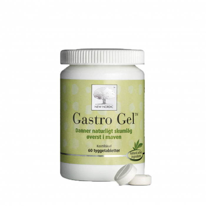 Produktbillede af New Nordic Gastro Gel 60 tabl. på tilbud