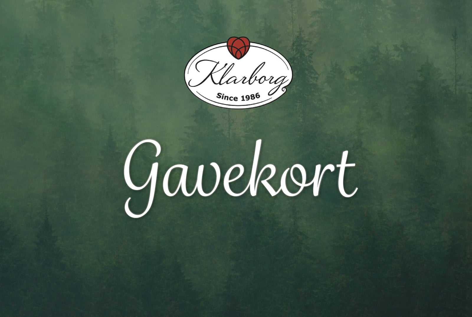 Produktbillede af Klarborg Gavekort kr 900.00 på tilbud i høj kvalitet