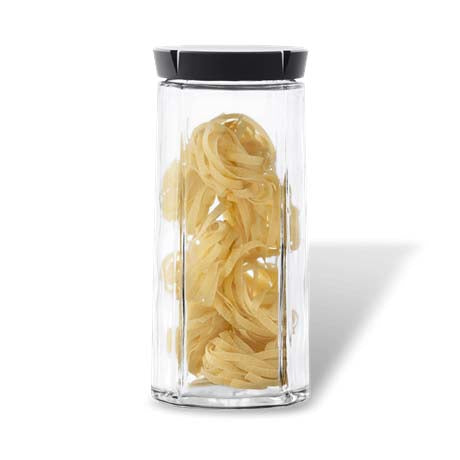 Produktbillede af Rosendahl Grand Cru Opbevaringsglas 1,5 l sort i premium kvalitet